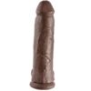 King Cock with Balls — Realistic Dildo, 30.48 cm, Brown — Dildos