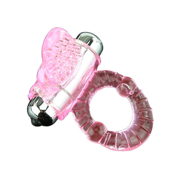 Baile Sweet ABS — Vibrating Cock Ring, Pink — Clitoral Toys — view 3