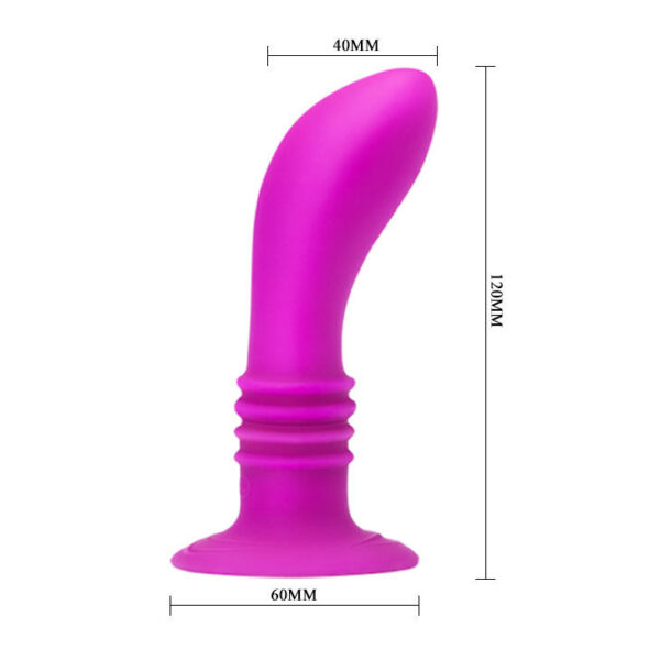 Pretty Love Booty Passion — Vibrating Butt Plug, 12 cm — Anal — view 8