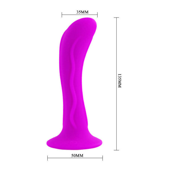 Baile Passion — Butt Plug, Suction Cup, 13.5 cm, Purple — Anal — view 6