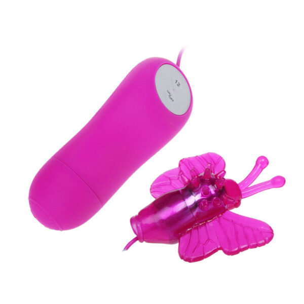 Baile Cute Secret Butterfly — Clitoral Vibrator, Pink — Clitoral Stimulators — view 8