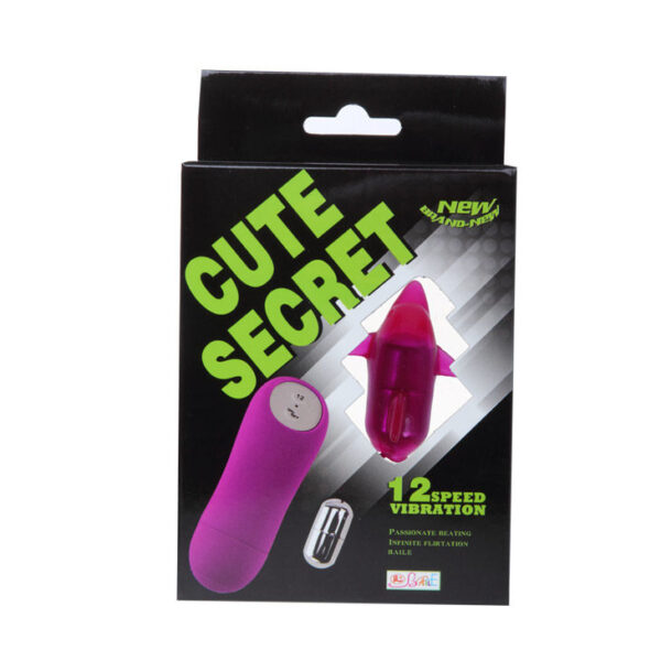Baile Cute Secret Butterfly — Clitoral Vibrator, Pink — Clitoral Stimulators — view 3