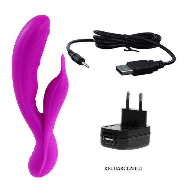 Pretty Love Bliss — Rabbit Vibrator, Rechargeable, Lilac — Hi-Tech Vibrators — view 7