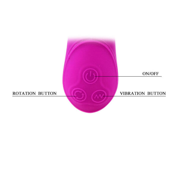 Pretty Love Hale — Rotating Vibrator, Rechargeable, Lilac — Clitoral Stimulators — view 6