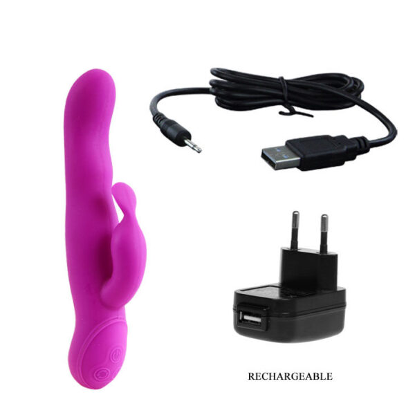 Pretty Love Hale — Rotating Vibrator, Rechargeable, Lilac — Clitoral Stimulators — view 7