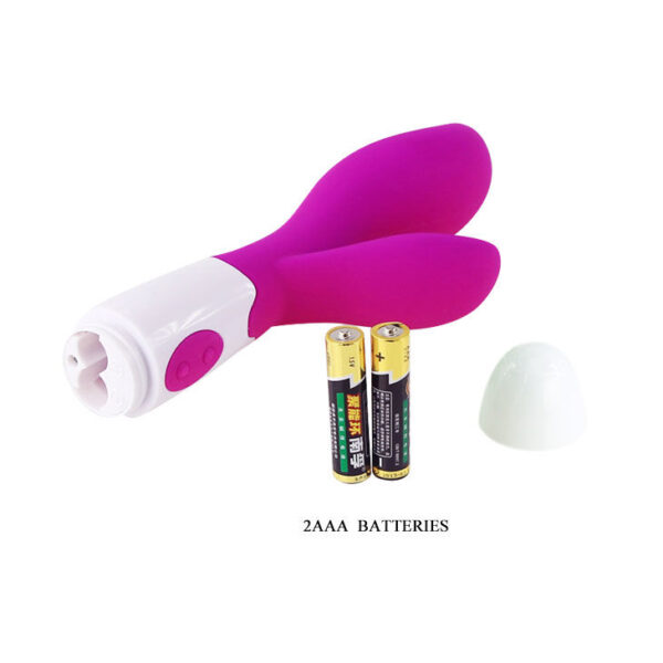 Pretty Love Newman — Rabbit Vibrator, Lilac and White — Clitoral Stimulators — view 7