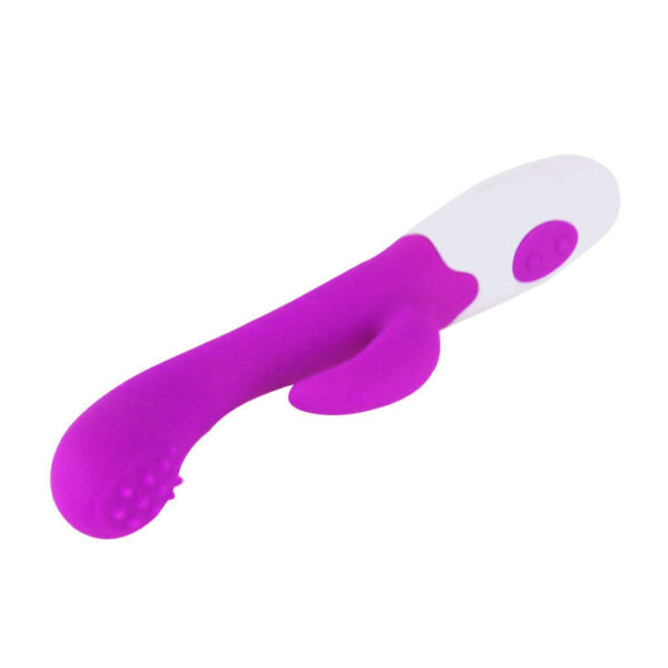 Pretty Love Flirtation Arthur — Rabbit Vibrator, Lilac and White — Clitoral Stimulators — view 5