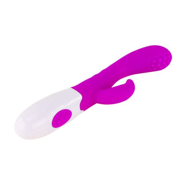 Pretty Love Flirtation Arthur — Rabbit Vibrator, Lilac and White — Clitoral Stimulators — view 6