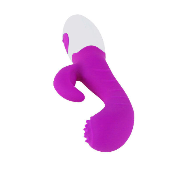 Pretty Love Flirtation Arthur — Rabbit Vibrator, Lilac and White — Clitoral Stimulators — view 7