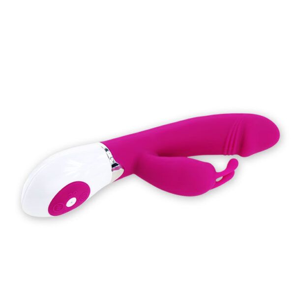 Pretty Love Gene — Rabbit Vibrator, Waterproof, Lilac and White — Clitoral Stimulators — view 7