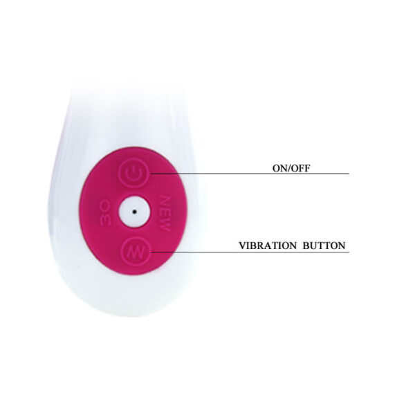 Pretty Love Gene — Rabbit Vibrator, Waterproof, Lilac and White — Clitoral Stimulators — view 5
