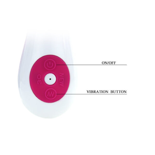 Pretty Love Felix — Rabbit Vibrator, Waterproof, Lilac and White — Clitoral Stimulators — view 6