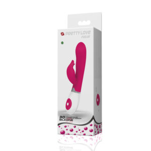 Pretty Love Felix — Rabbit Vibrator, Waterproof, Lilac and White — Clitoral Stimulators — view 4