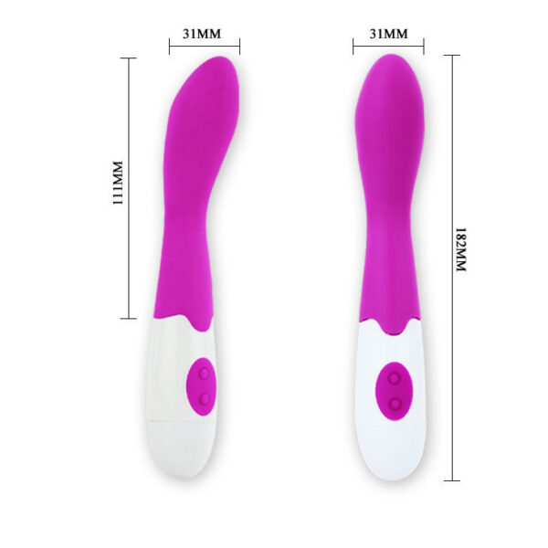 Pretty Love Flirtation Bishop — G-Spot Vibrator, Lilac and White — G-Spot Vibrators — view 7