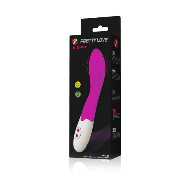Pretty Love Flirtation Bishop — G-Spot Vibrator, Lilac and White — G-Spot Vibrators — view 4