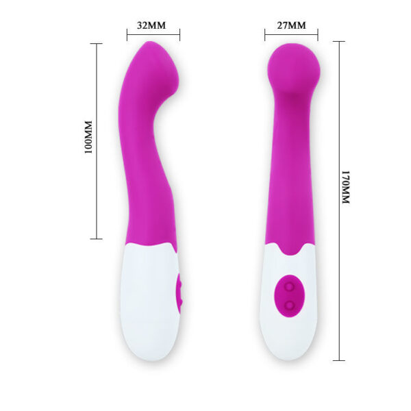 Pretty Love Flirtation Charles — G-Spot Vibrator, Lilac and White — G-Spot Vibrators — view 8