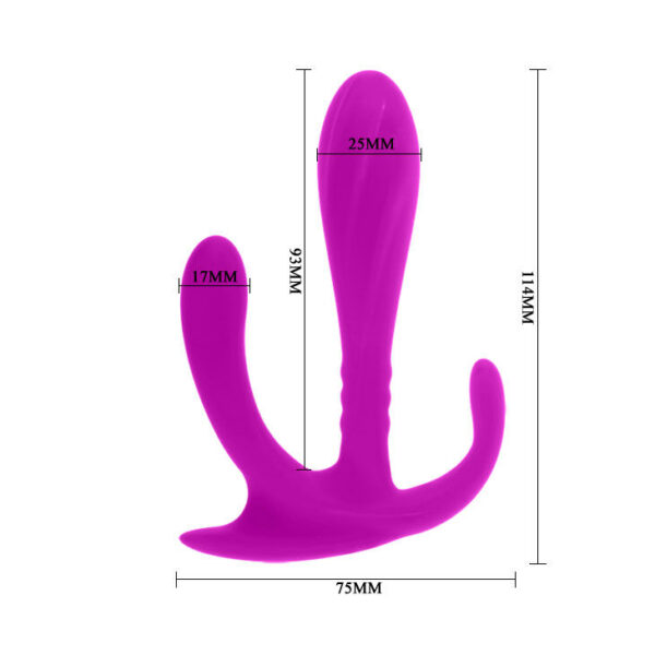 Pretty Love Double Edgar — Clitoral Stimulator, Silicone — Clitoral Stimulators — view 5