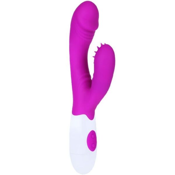 Pretty Love Andre — Rabbit Vibrator, Lilac and White — Clitoral Stimulators