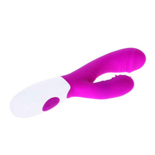 Pretty Love Andre — Rabbit Vibrator, Lilac and White — Clitoral Stimulators — view 9