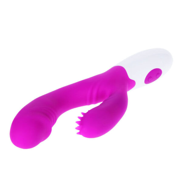 Pretty Love Andre — Rabbit Vibrator, Lilac and White — Clitoral Stimulators — view 8