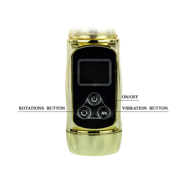 Baile Siberia Passion — Rabbit Vibrator, Waterproof, Gold — G-Spot Vibrators — view 6
