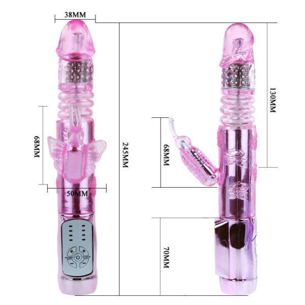 Baile US Throbbing Butterfly — Thrusting Vibrator, Rechargeable — G-Spot Vibrators — view 8