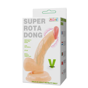 Baile Super Rota Dong — Realistic Vibrator, Suction Cup, 15 cm — Realistic Vibrators — view 3