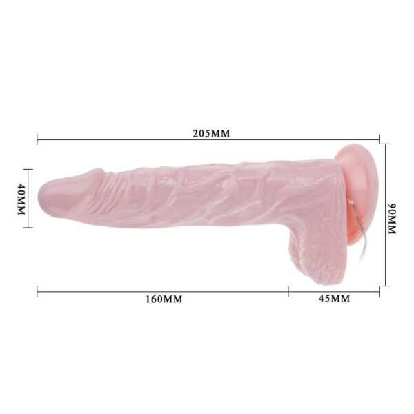 Baile Super Rota Dong — Realistic Vibrator, Suction Cup, 20.5 cm — Realistic Vibrators — view 6