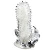 Baile Brave Man Rabbit — Vibrating Penis Sleeve, Clear — Penis Accessories