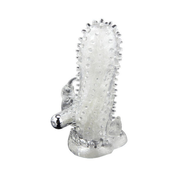 Baile Brave Man Rabbit — Vibrating Penis Sleeve, Clear — Penis Accessories — view 11