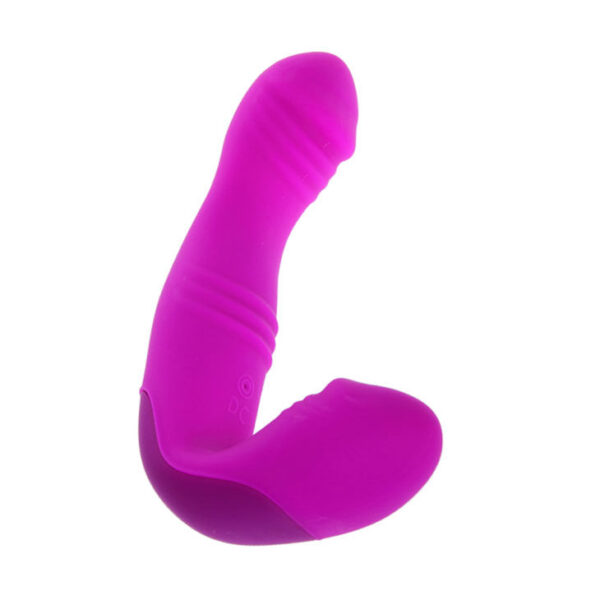 Pretty Love Angelo — Strapless Strap-On, Rechargeable, Lilac — Strap-Ons & Harnesses — view 8