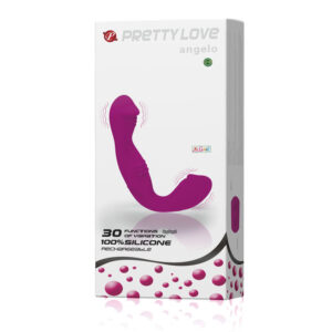 Pretty Love Angelo — Strapless Strap-On, Rechargeable, Lilac — Strap-Ons & Harnesses — view 4