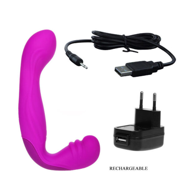 Pretty Love Beau — Strapless Strap-On, Rechargeable, Lilac — Strap-Ons & Harnesses — view 7