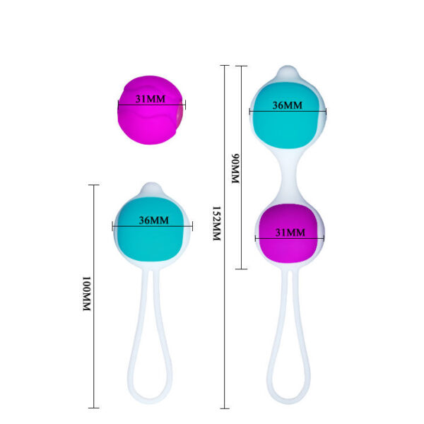 Pretty Love Flirtation Deluxe — Kegel Balls — Ben Wa Balls — view 4
