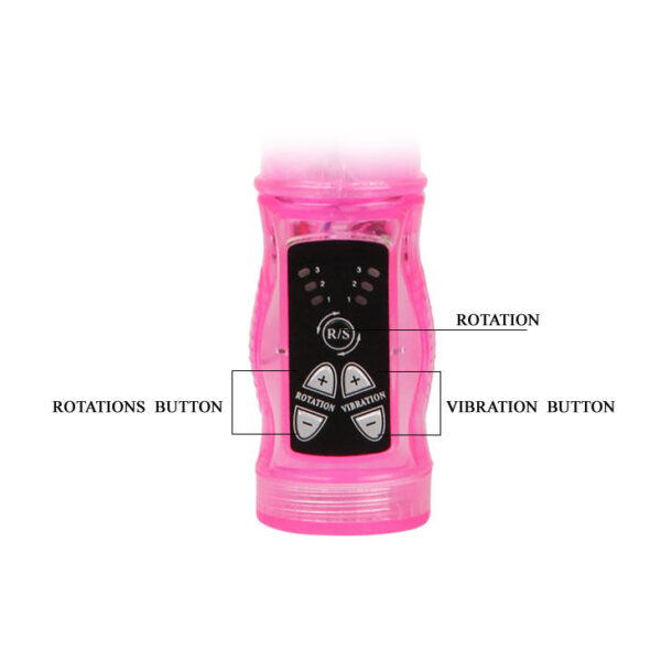 Baile Mini Superstimulator — Rabbit Vibrator, Pink — Hi-Tech Vibrators — view 5