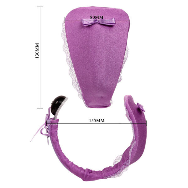 Baile Thong — Panty Vibrator, Remote Control, Lilac — Clitoral Stimulators — view 5