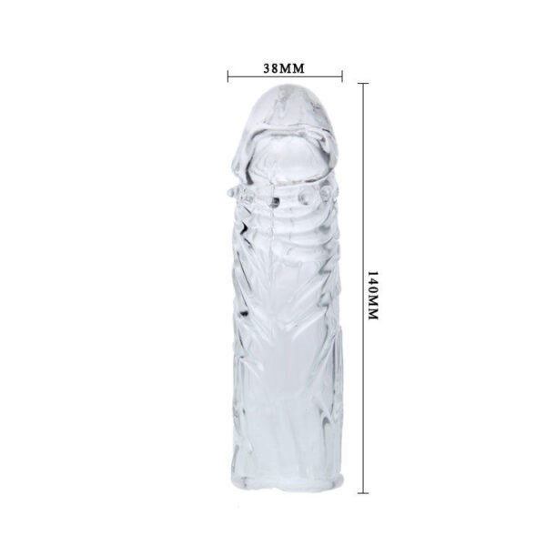 Baile — Penis Sleeve, Silicone, Clear — Penis Accessories — view 3