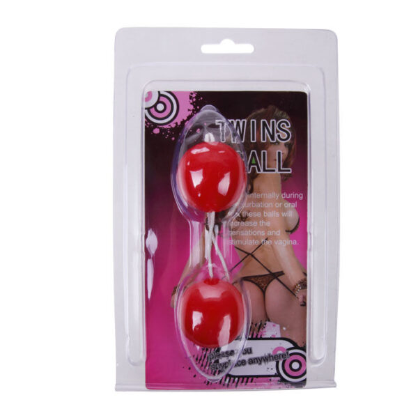 Baile Twins — Kegel Balls, Pink — Ben Wa Balls — view 3