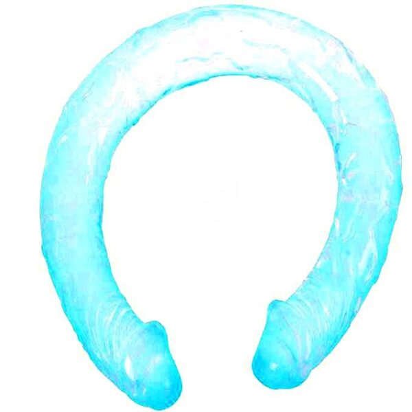 Baile — Double Dildo, 44.5 cm, Blue — Dildos