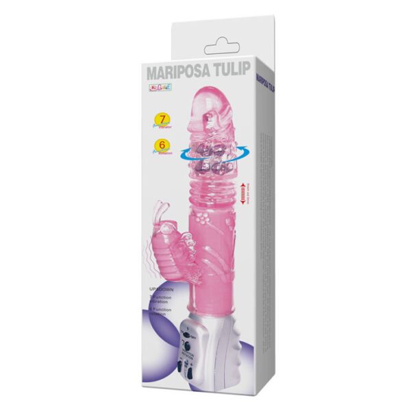 Baile Butterfly Tulip — Thrusting Vibrator — Hi-Tech Vibrators — view 8