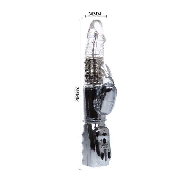 Baile Amour Missile — Rabbit Vibrator, Transparent — Hi-Tech Vibrators — view 5