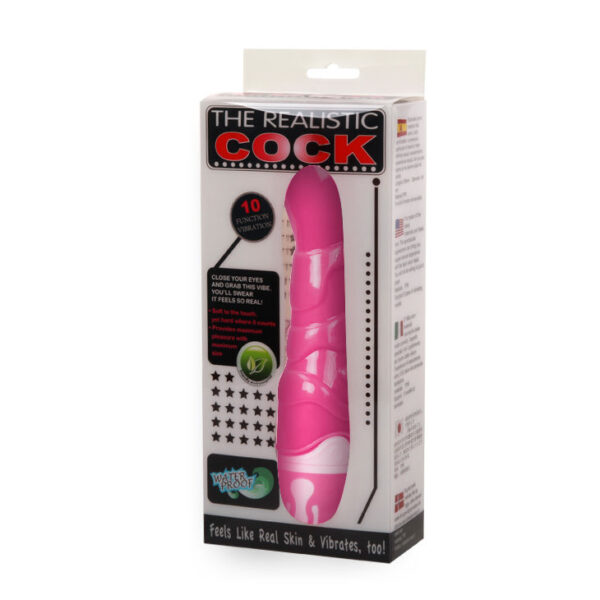 Baile Cock — Realistic Vibrator, Waterproof, 21.8 cm, Pink — Realistic Vibrators — view 6