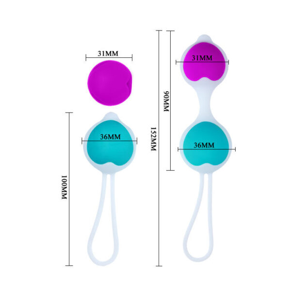 Pretty Love Flirtation Hegel Ball — Kegel Balls, Silicone — Ben Wa Balls — view 4
