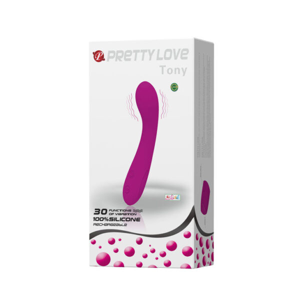 Pretty Love Tony — G-Spot Vibrator, Rechargeable, Lilac — Clitoral Stimulators — view 9
