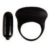 Pretty Love Bertram — Vibrating Cock Ring, Silicone, Black — Cock Rings