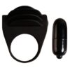 Pretty Love Chester — Vibrating Cock Ring, Silicone, Black — Cock Rings