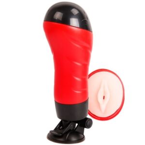Crazy Bull Vagina Base — Vibrating Masturbator, Suction Cup — Vibrating Strokers