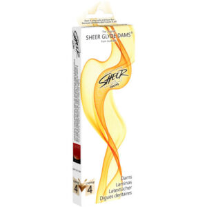 Sheer Glyde — Flavoured Dental Dam, 4 Pack, Vanilla — Condoms — view 2
