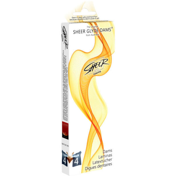 Sheer Glyde — Flavoured Dental Dam, 4 Pack, Cola — Condoms — view 2