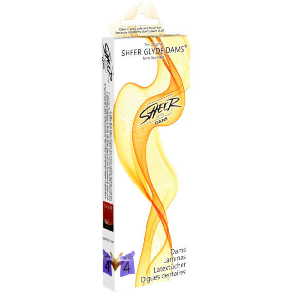 Sheer Glyde — Flavoured Dental Dam, 4 Pack, Blackberry — Condoms — view 2